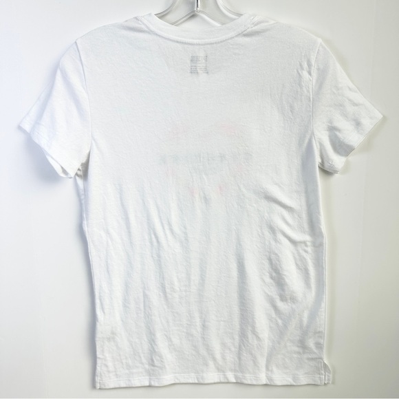 White LOVE PINK Graphic T-Shirt Size S - Picture 3 of 5